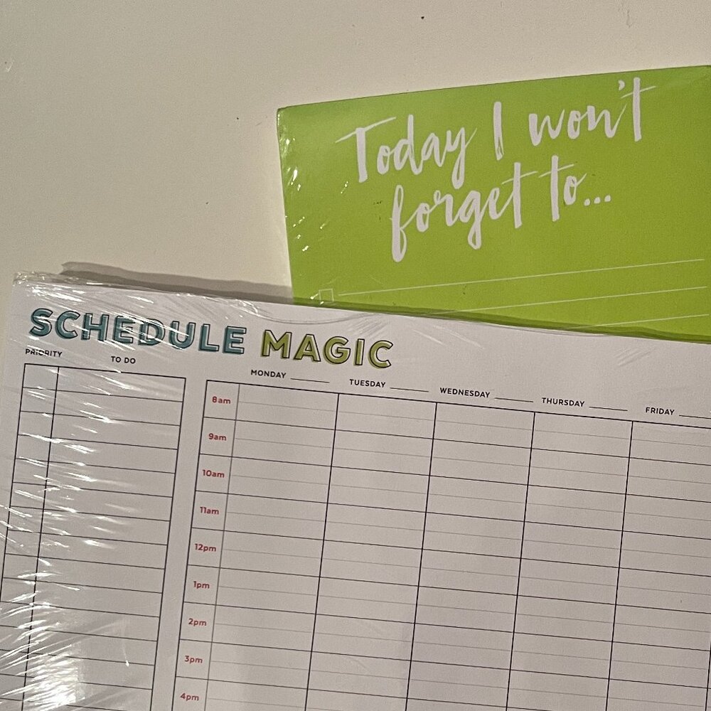 Notepads - To Do List. / Schedule Magic Notepad (new)